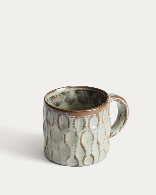 Alenia mug in grey ceramic