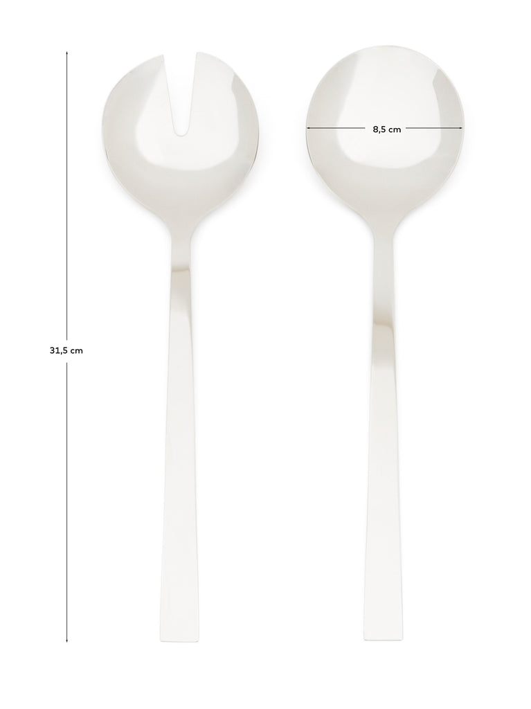 Nirela set of 2 stainless steel kitchen utensils