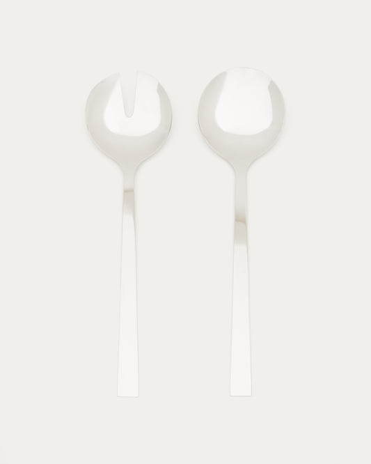 Nirela set of 2 stainless steel kitchen utensils
