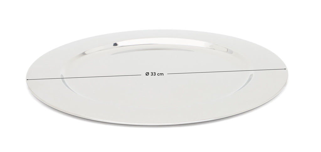 Nirela set of 2 stainless steel underplates