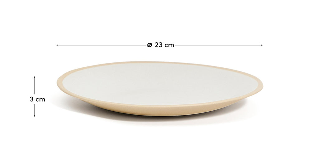 Beige Azir ceramic plate