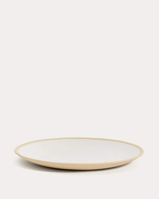 Beige Azir ceramic plate