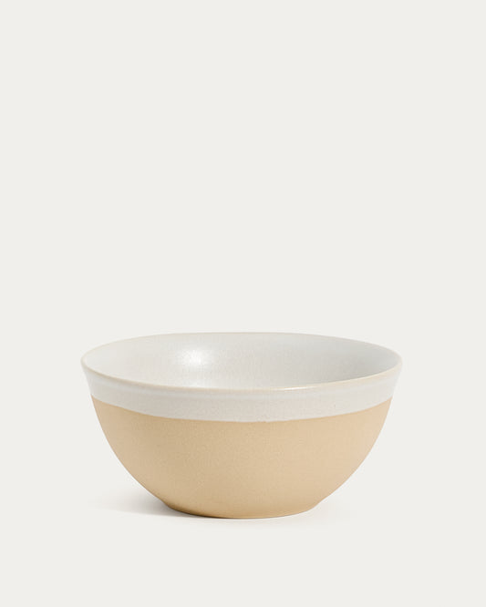 Beige Azir ceramic bowl