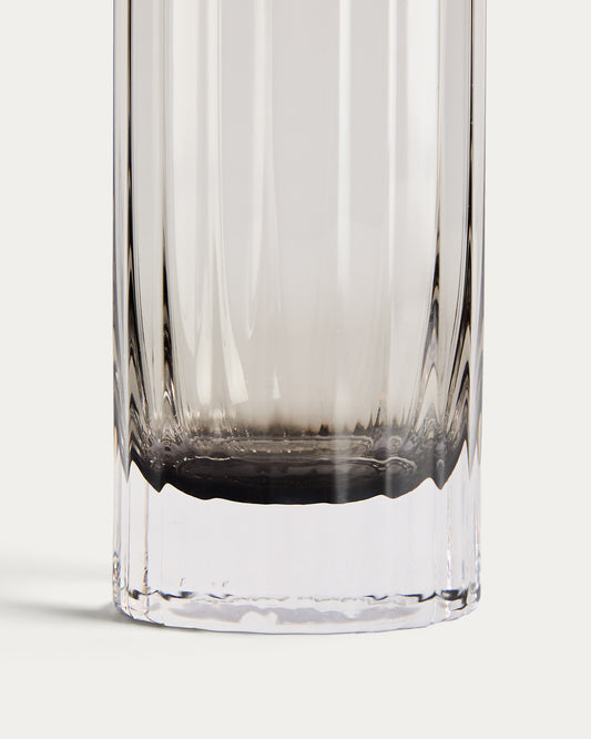 Clarien grey glass cup, 30 cl