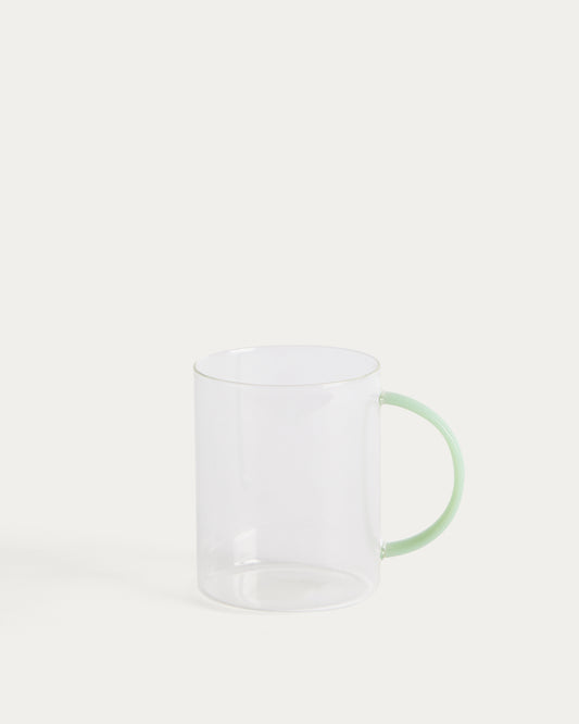 Micla clear glass mug