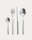Dilora 16-piece stainless steel cutlery set with a matte finish