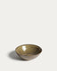 Aderno moss green ceramic bowl