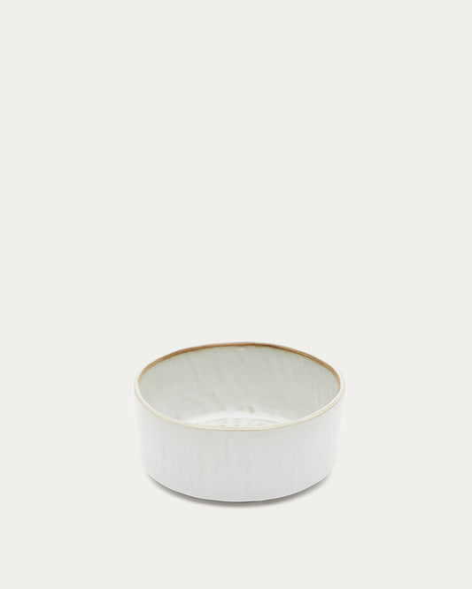 Serni white, ceramic bowl