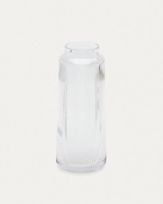 Claudia transparent glass vase 30 cm