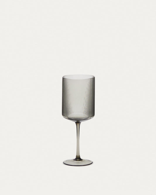 Thiba grey wine glass, 50 cl