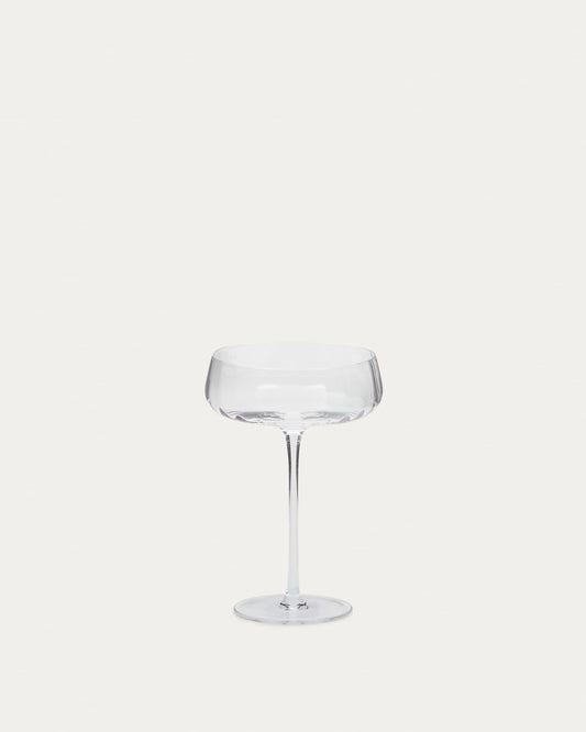 Mimba champagne flute in transparent glass, xx cl