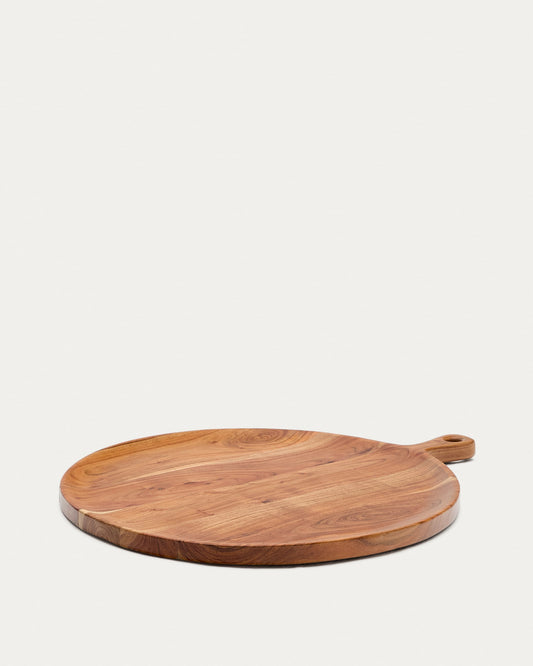 Eitene large round serving board made of acacia wood FSC 100%