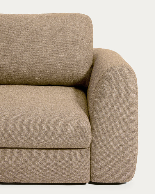 Vera light brown 4-seater sofa bed240 cm FSC Mix Credit