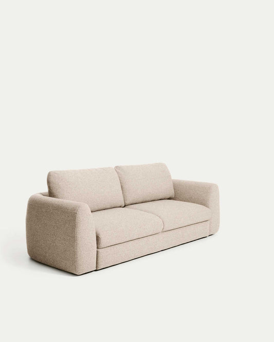 Vera beige 4-seater sofa bed240 cm FSC Mix Credit