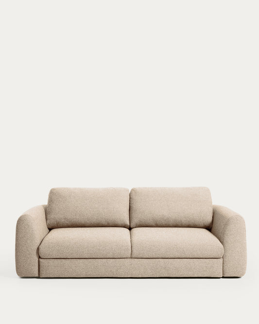 Vera beige 4-seater sofa bed240 cm FSC Mix Credit