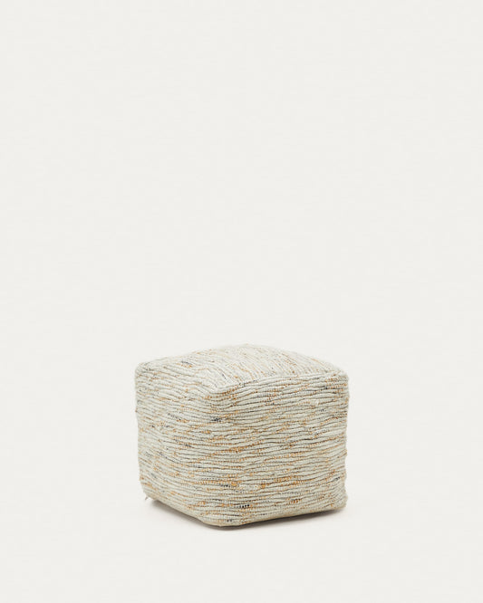 Selise pouffe made from natural jute 45 x 45 cm