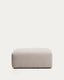 Blok beige chenille end pouffe 90x104cm FSC Mix Credit