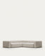 Blok beige chenille 4-seater corner sofa 290 x 290cm FSC Mix Credit
