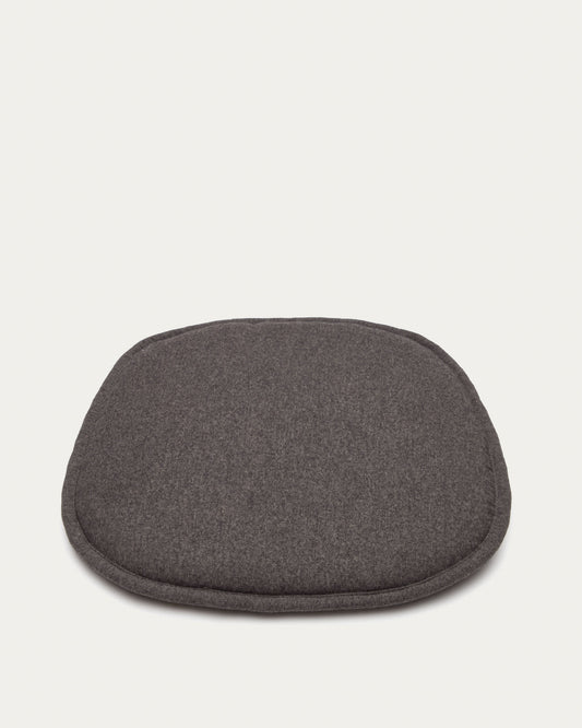 Cushion for Romane chair in dark grey 43 x 43 cm