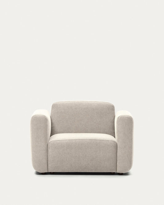 Neom modular armchair in beige FSC Mix Credit