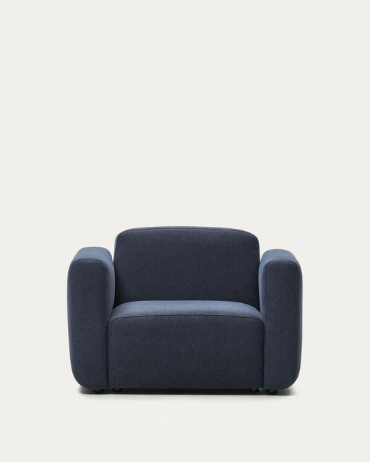 Neom modular armchair in blue FSC Mix Credit