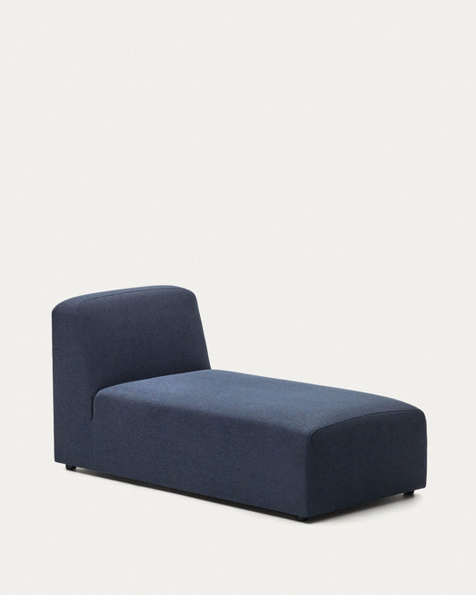 Neom chaise module in blue, 152 x 75 cm