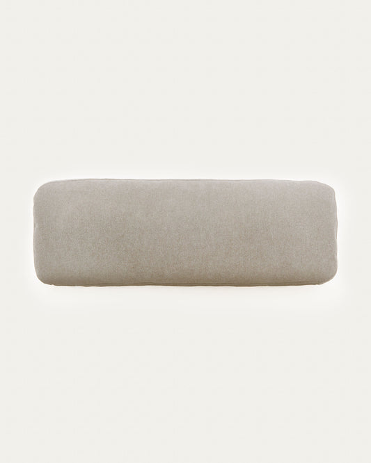 Neom cushion in beige, 24 x 72 cm