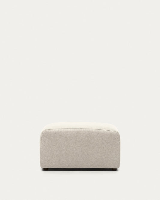 Neom footrest in beige, 75 x 64 cm FSC Mix Credit