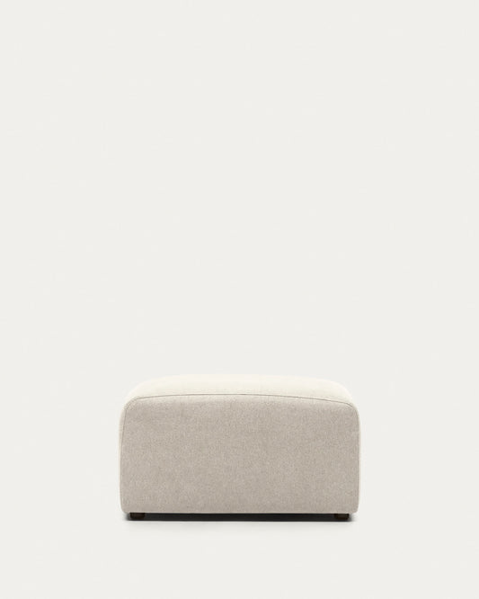 Neom footrest in beige, 75 x 64 cm