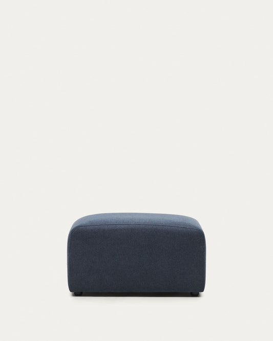 Neom footrest in blue, 75 x 64 cm