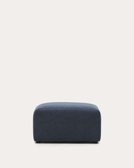 Neom footrest in blue, 75 x 64 cm FSC Mix Credit