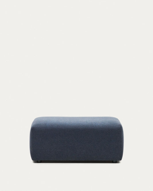 Neom end pouffe in blue, 75 x 89 cm FSC Mix Credit