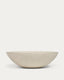 Delina countertop washbasin in white terrazzo Ø 40 cm