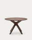 Naanim round table in walnut veneer, Ø 120 cm