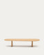 Pirita coffee table made from solid oak wood in a natural finish, 146 x 56.5 cm FSC 100%
