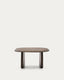 Pirita side table made from solid oak wood in a dark finish, 71 x 70 cm FSC 100%