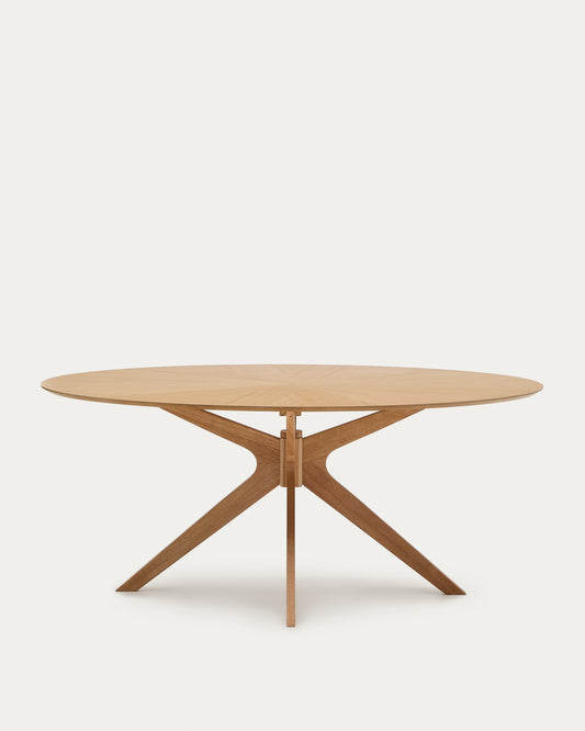 Naanim table in oak veneer, 180 x 110 cm