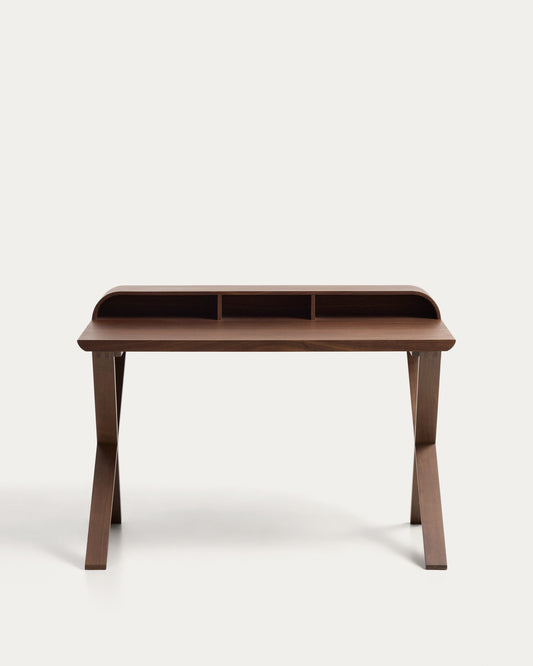 Dilare walnut veneer desk 120 x 85cm