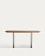 Litto table made from walnut veneer, 160 x 90 cm