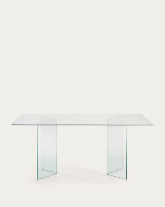 Burano glass table, 200 x 90 cm