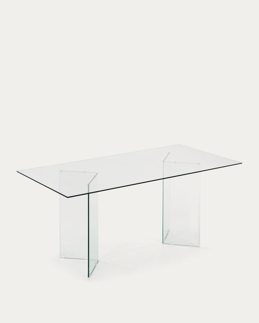 Burano glass table, 200 x 90 cm