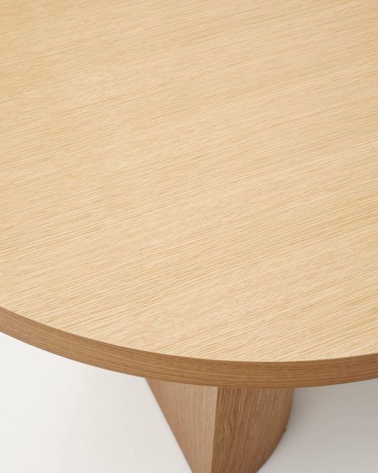 Nealy table with an oak veneer in a natural finish, 240 x 100 cm