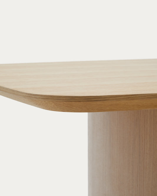 Litto table made from oak veneer, 240 x 100 cm