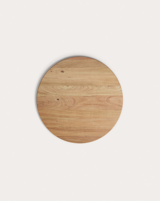 Argo table top in solid acacia wood in a natural finish, Ø 150 cm