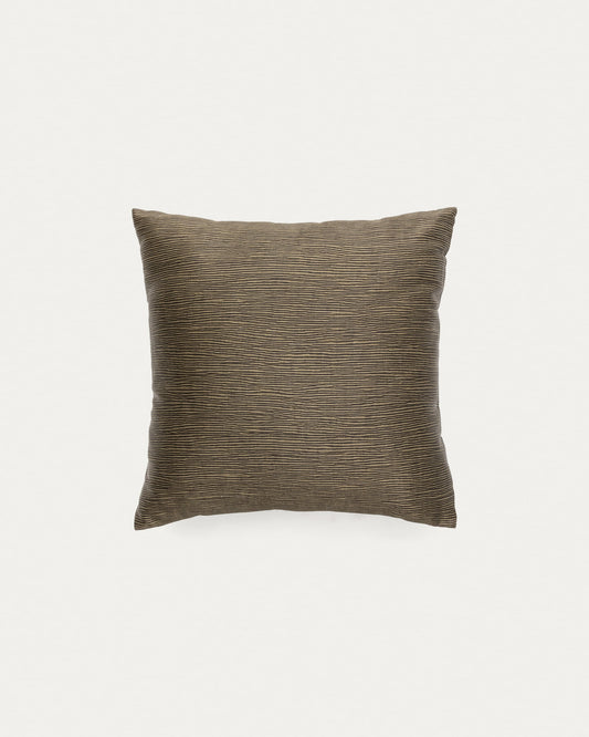 Mirca green textured cushion cover, 45 x 45 cm