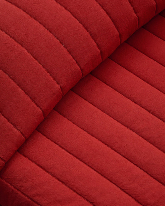 Sini red bedspread made of 100% organic cotton for 90 cm beds