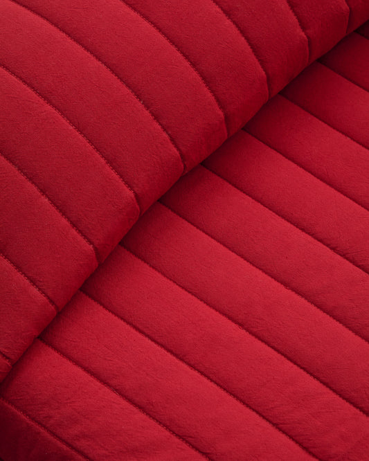 Sini red bedspread made of 100% organic cotton for 70 cm and 90 cm beds