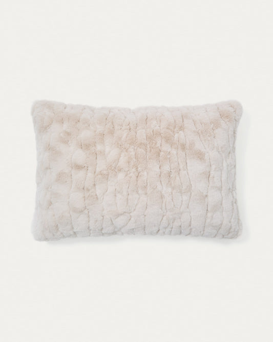 Eyra jaquard furry cushion cover, 40 x 60 cm