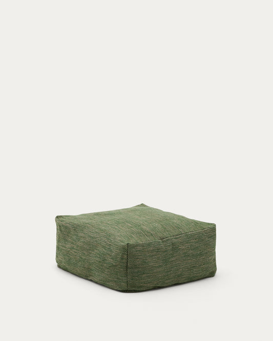 Pouf Vedell 100% PET green 60 x 60 x 30cm