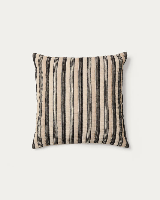 Isena 100% cotton cushion cover with multicoloured embroidery 50 x 50cm